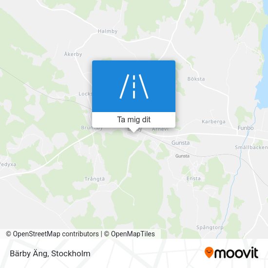 Bärby Äng karta