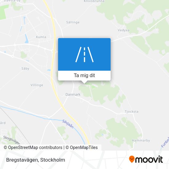 Bregstavägen karta