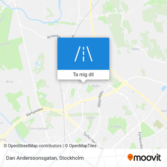 Dan Anderssonsgatan karta