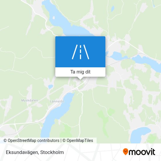 Eksundavägen karta