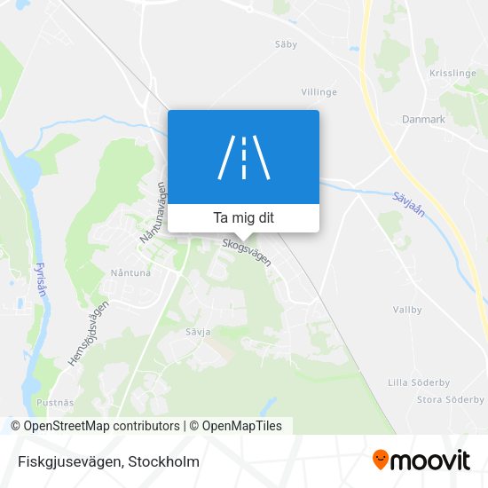 Fiskgjusevägen karta
