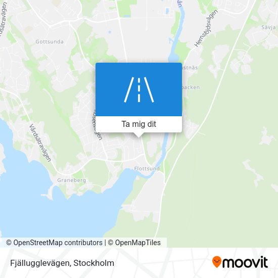 Fjällugglevägen karta