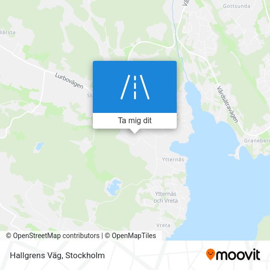 Hallgrens Väg karta