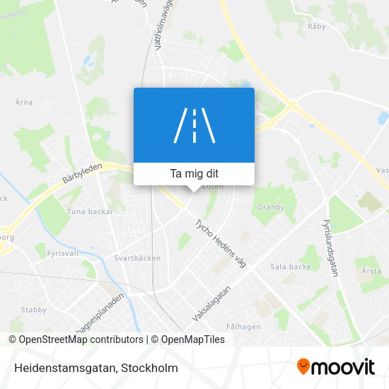 Heidenstamsgatan karta