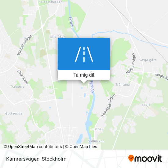 Kamrersvägen karta