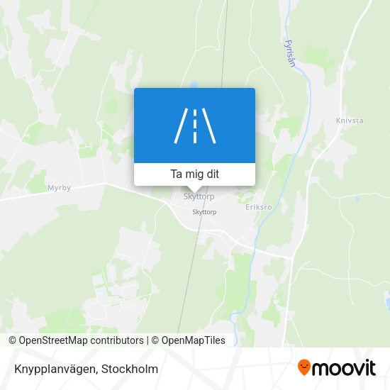 Knypplanvägen karta