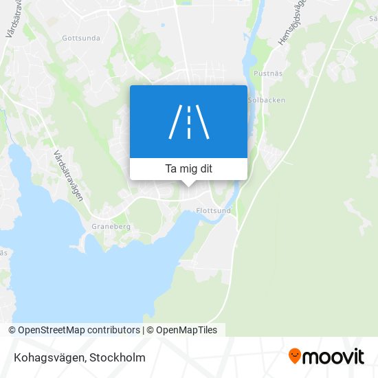 Kohagsvägen karta