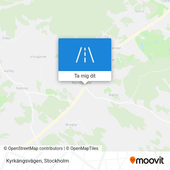 Kyrkängsvägen karta