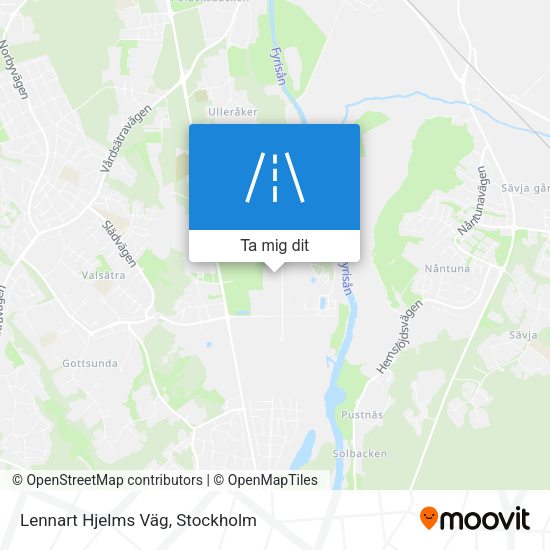 Lennart Hjelms Väg karta