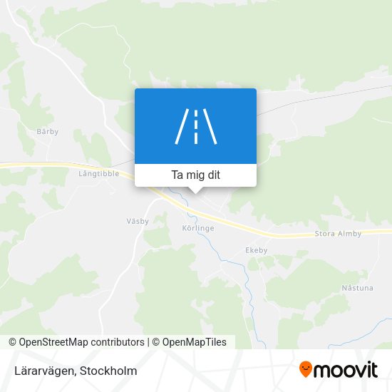 Lärarvägen karta