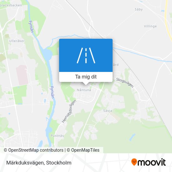 Märkduksvägen karta