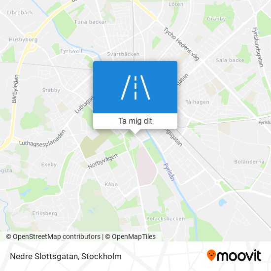 Nedre Slottsgatan karta