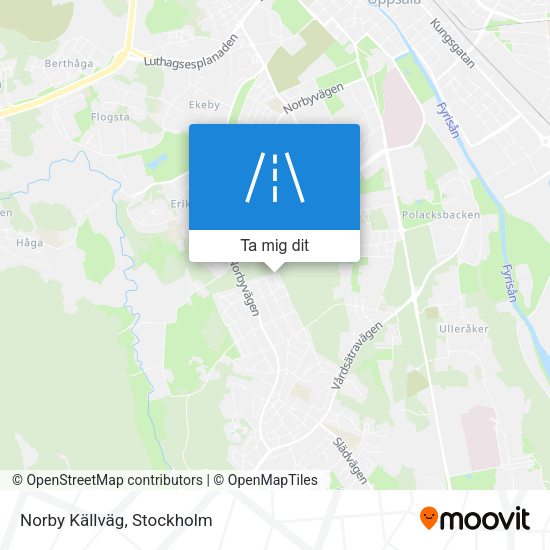 Norby Källväg karta