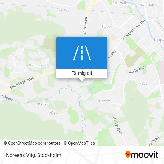 Noreens Väg karta