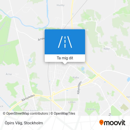 Öpirs Väg karta