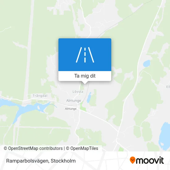 Ramparbolsvägen karta