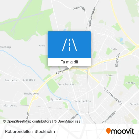 Röborondellen karta