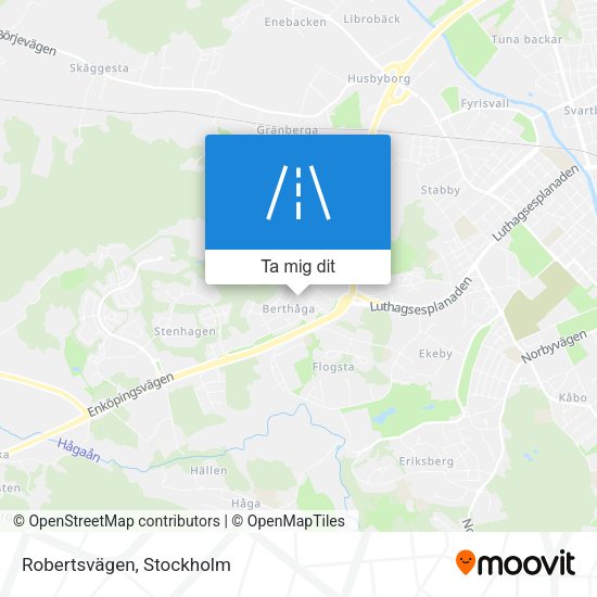 Robertsvägen karta