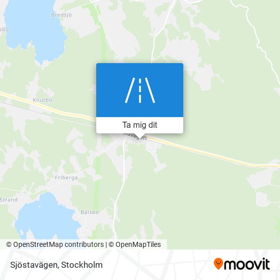 Sjöstavägen karta