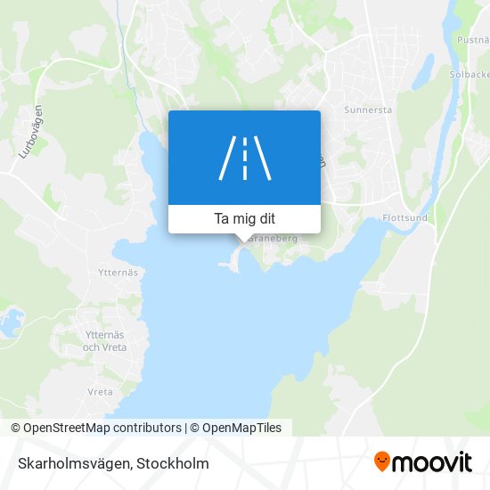 Skarholmsvägen karta