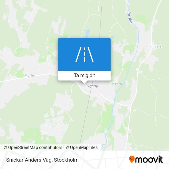Snickar-Anders Väg karta