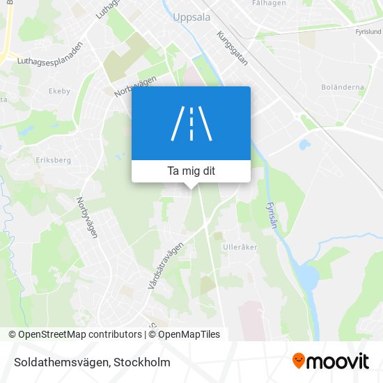 Soldathemsvägen karta