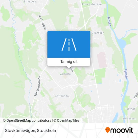 Stavkärnsvägen karta