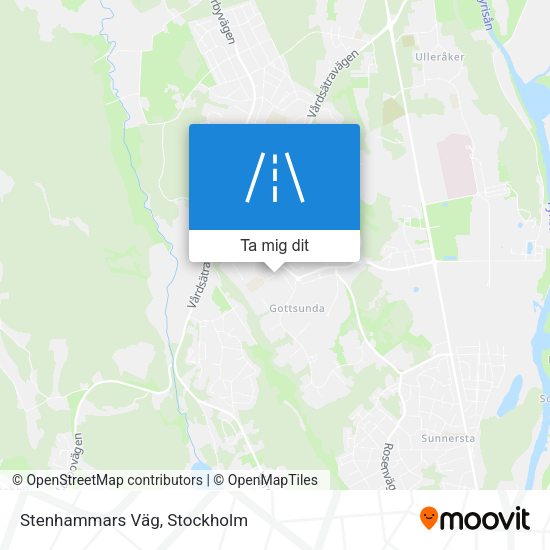 Stenhammars Väg karta