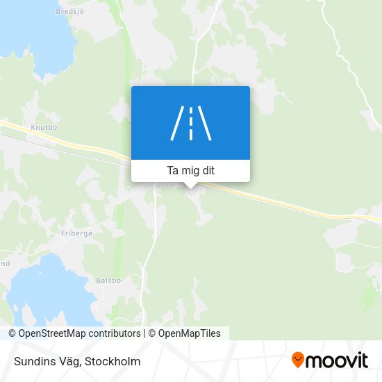 Sundins Väg karta