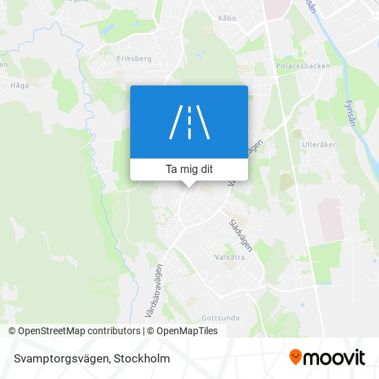 Svamptorgsvägen karta