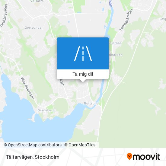 Tältarvägen karta