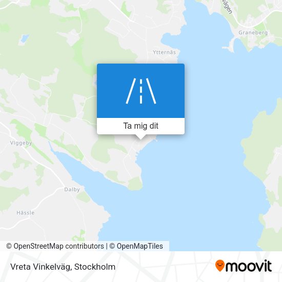 Vreta Vinkelväg karta