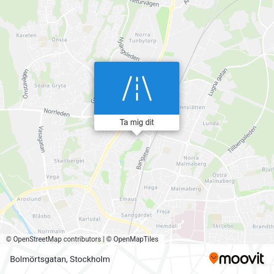 Bolmörtsgatan karta
