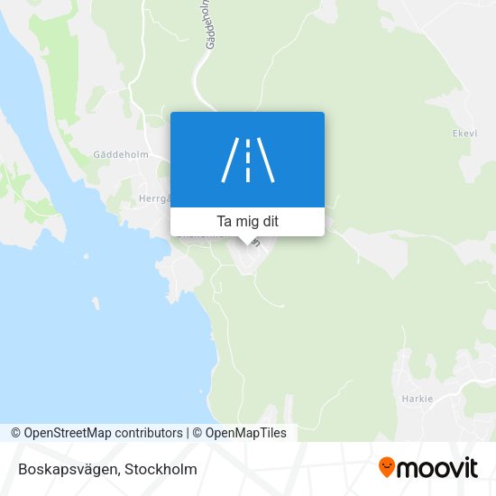 Boskapsvägen karta