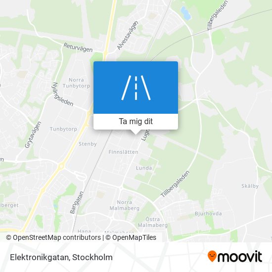 Elektronikgatan karta