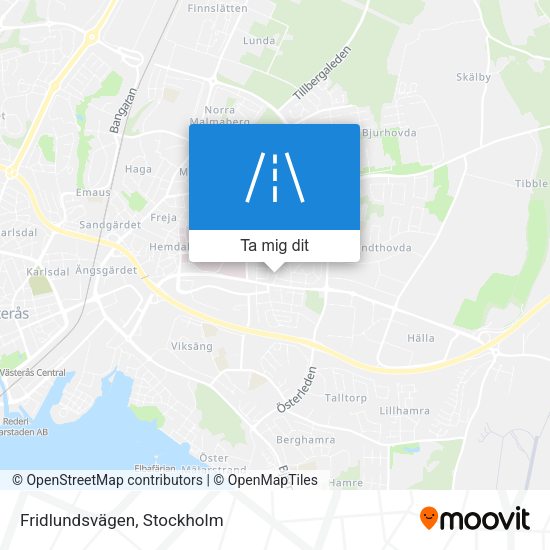 Fridlundsvägen karta