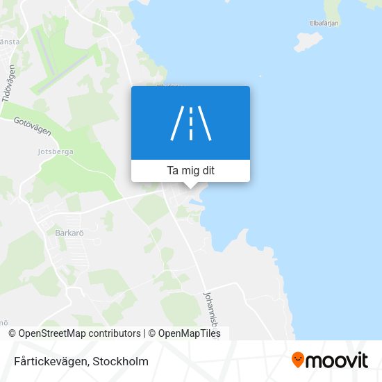 Fårtickevägen karta