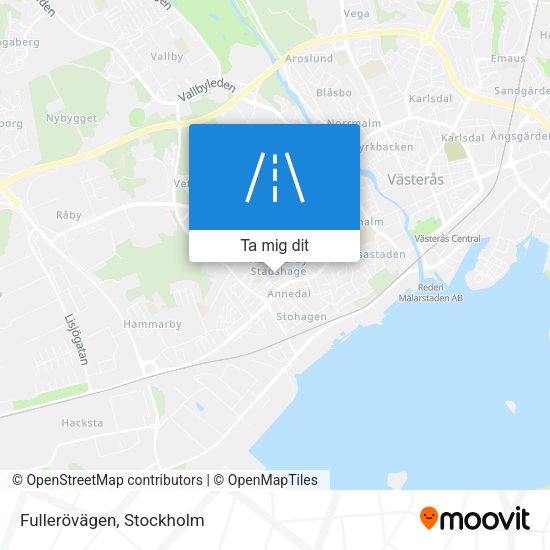 Fullerövägen karta