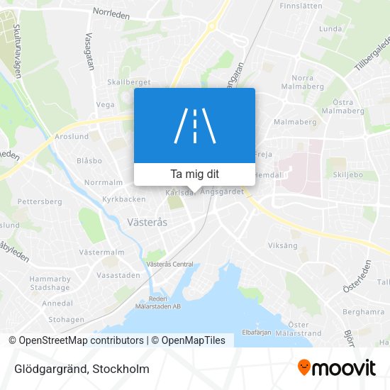 Glödgargränd karta
