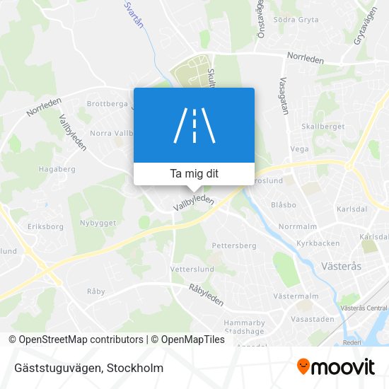 Gäststuguvägen karta