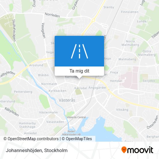 Johanneshöjden karta