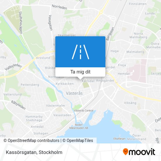 Kassörsgatan karta