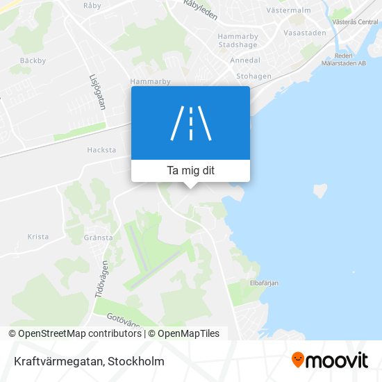 Kraftvärmegatan karta