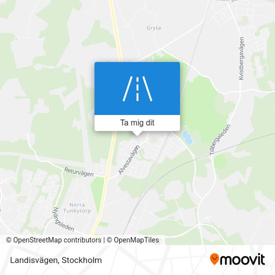 Landisvägen karta