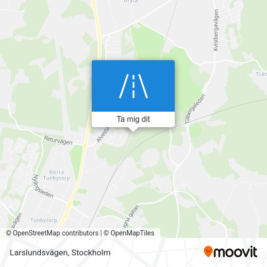 Larslundsvägen karta