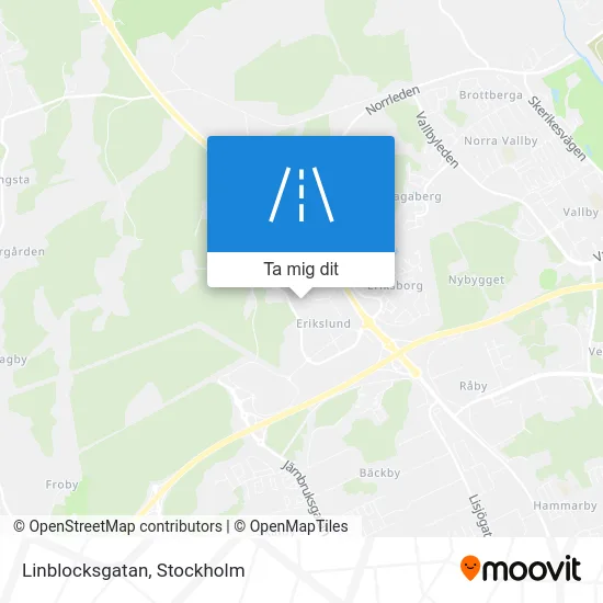 Linblocksgatan karta