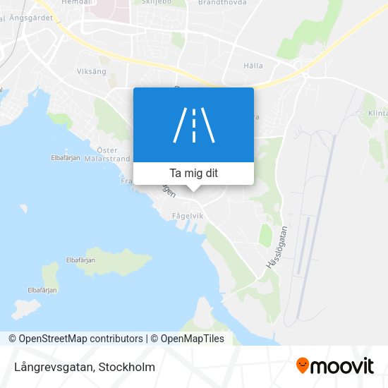 Långrevsgatan karta