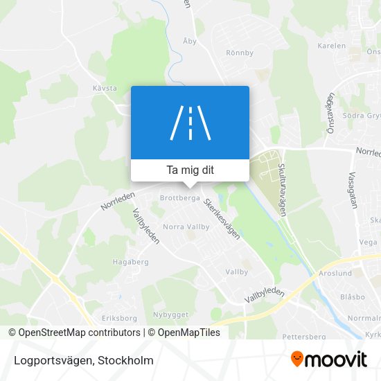 Logportsvägen karta