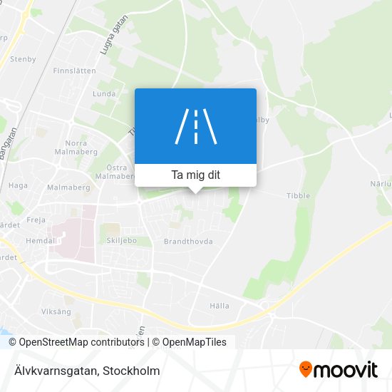 Älvkvarnsgatan karta
