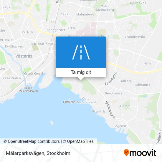 Mälarparksvägen karta